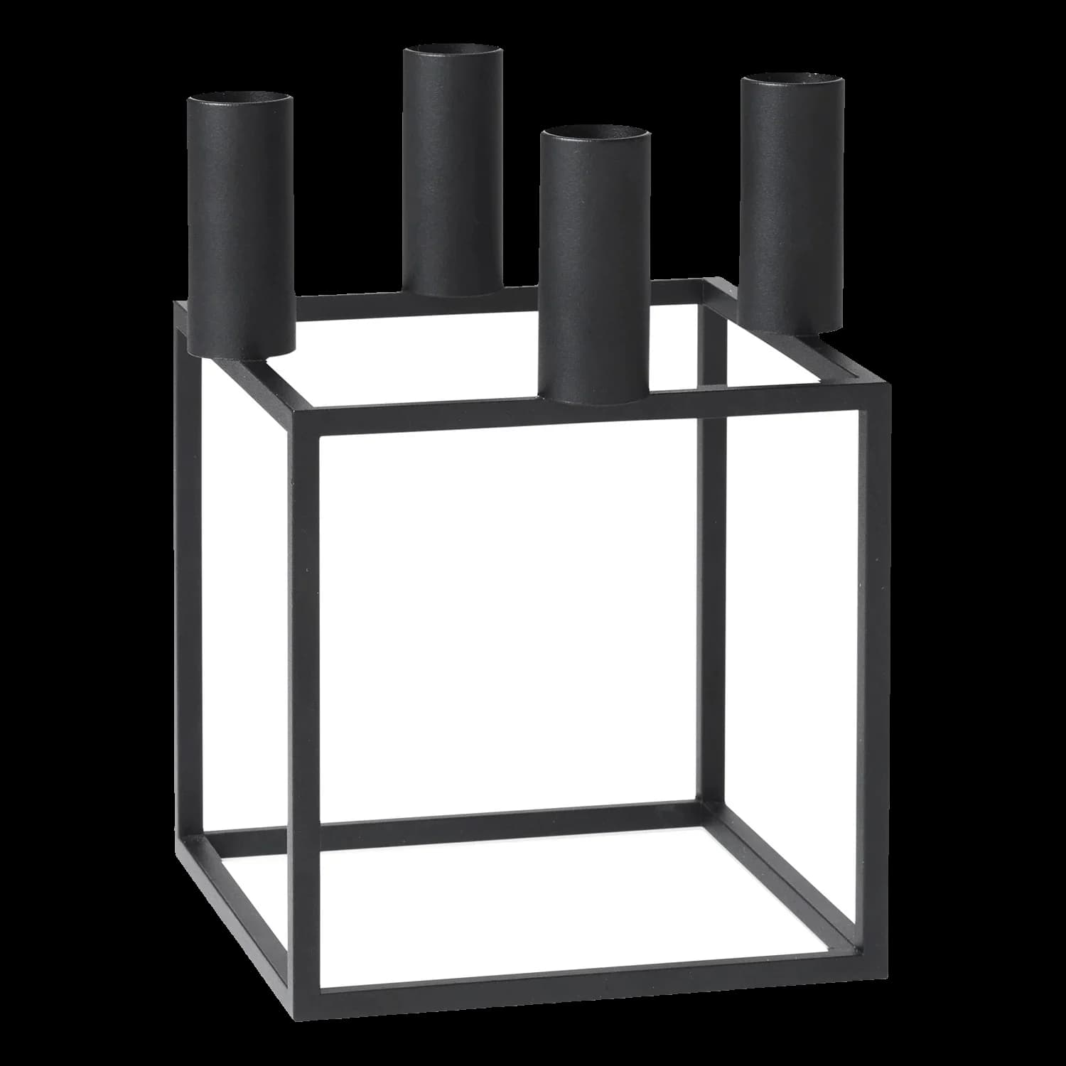Audo Copenhagen Kubus 4 lysestake, sort
