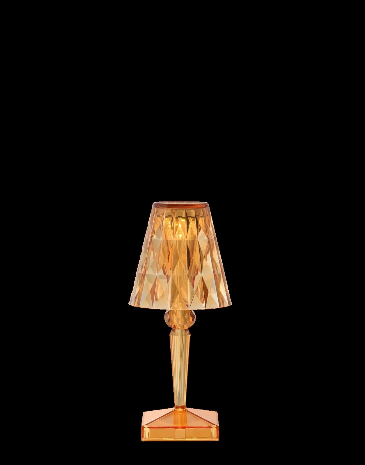 Kartell Battery oppladbar bordlampe, oransje