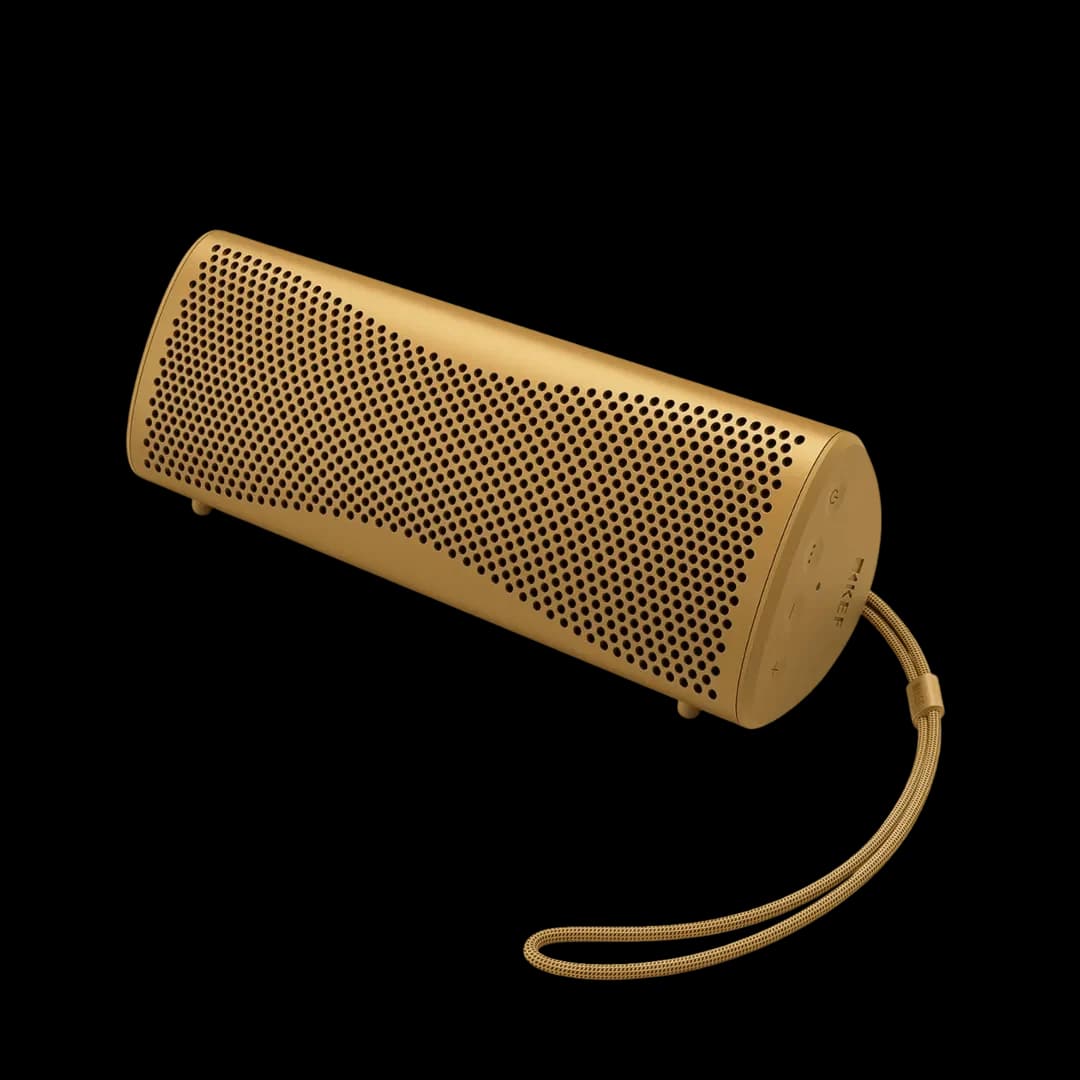 KEF Muo bluetooth-høyttaler, gull